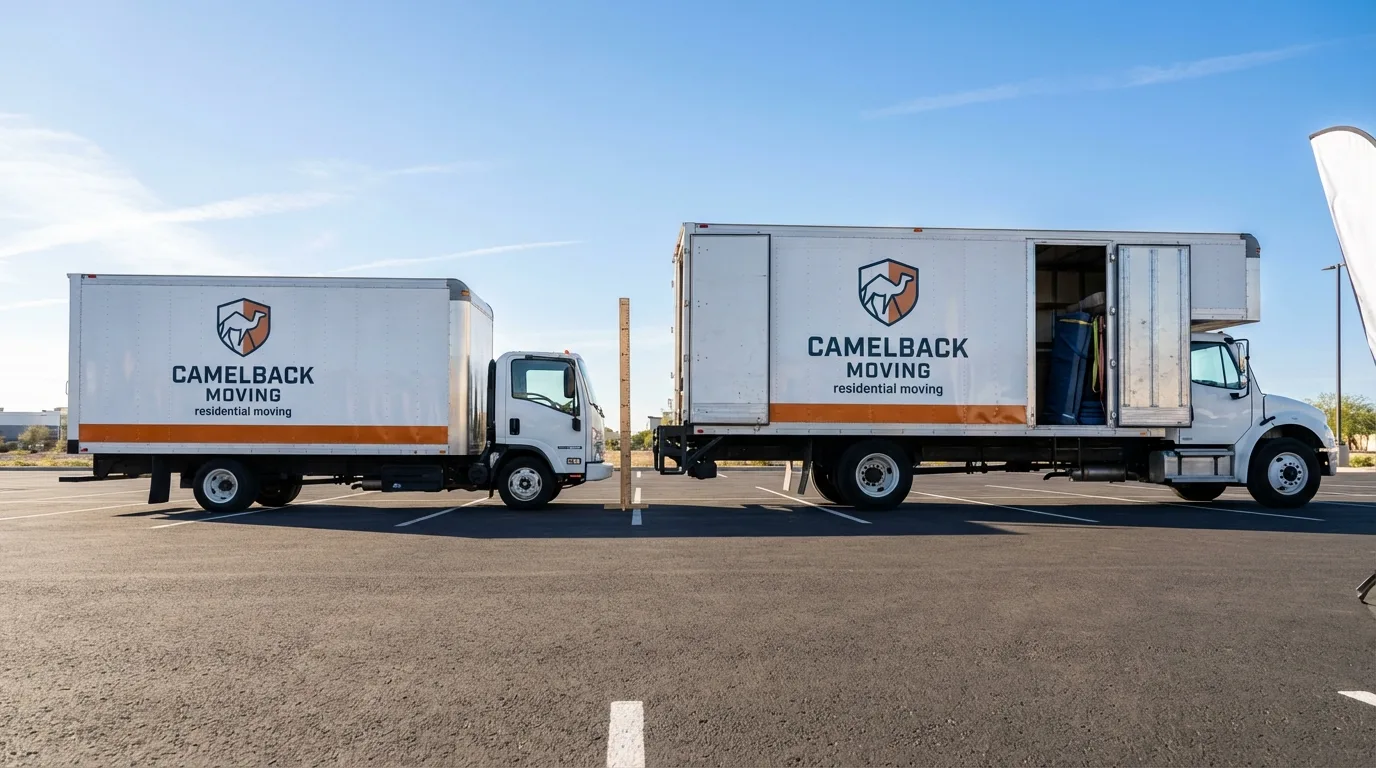 Moving truck size capacity guide in Anoka
